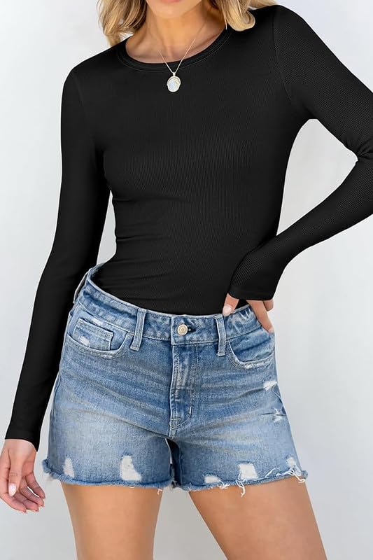 London Hills Women's Ribbed Long Sleeve T-Shirt - Image 2