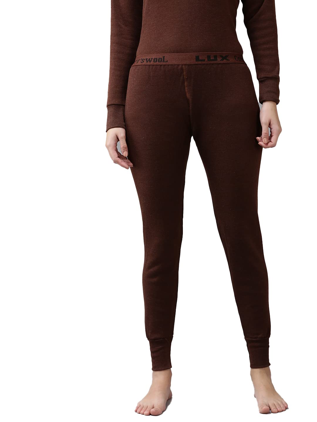 Lux Cottswool Women's Brown Thermal Trouser