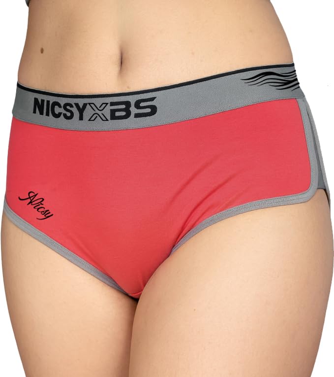 NICSY Women's High Waist Cotton Briefs - Image 3
