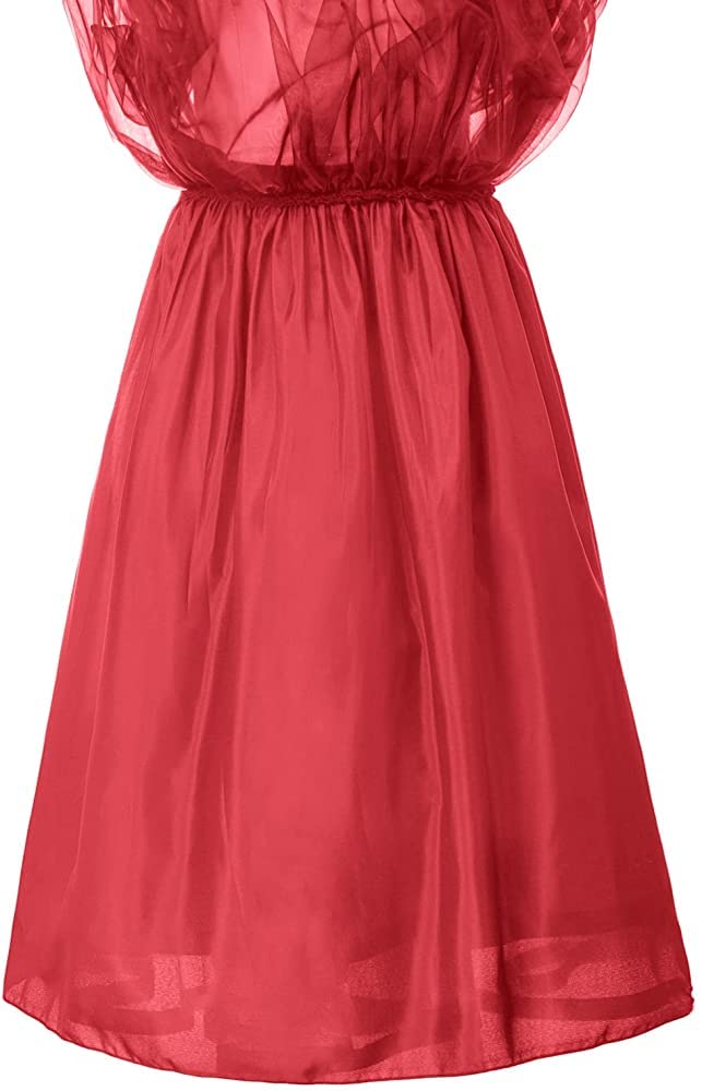 Red Cancan Petticoat for Women - Fluffy Underskirt - Image 3