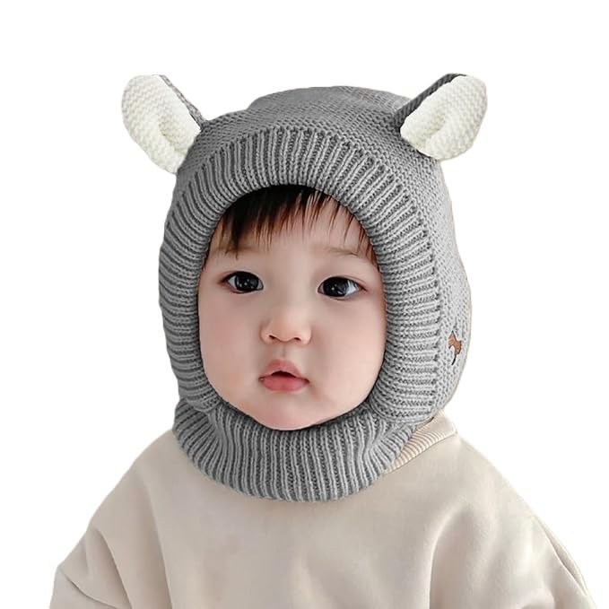 SYGA Winter Warm Baby Hat - Grey Unisex