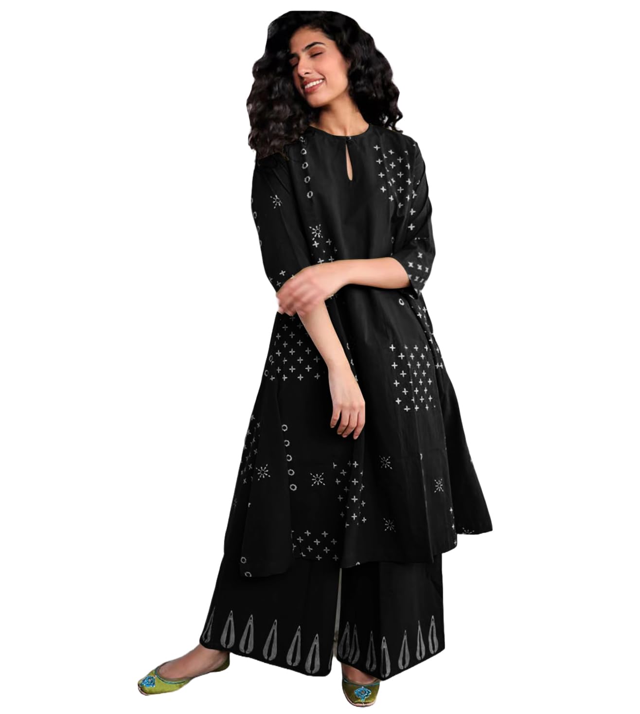 ANNI Women Rayon Viscose A-Line Kurta