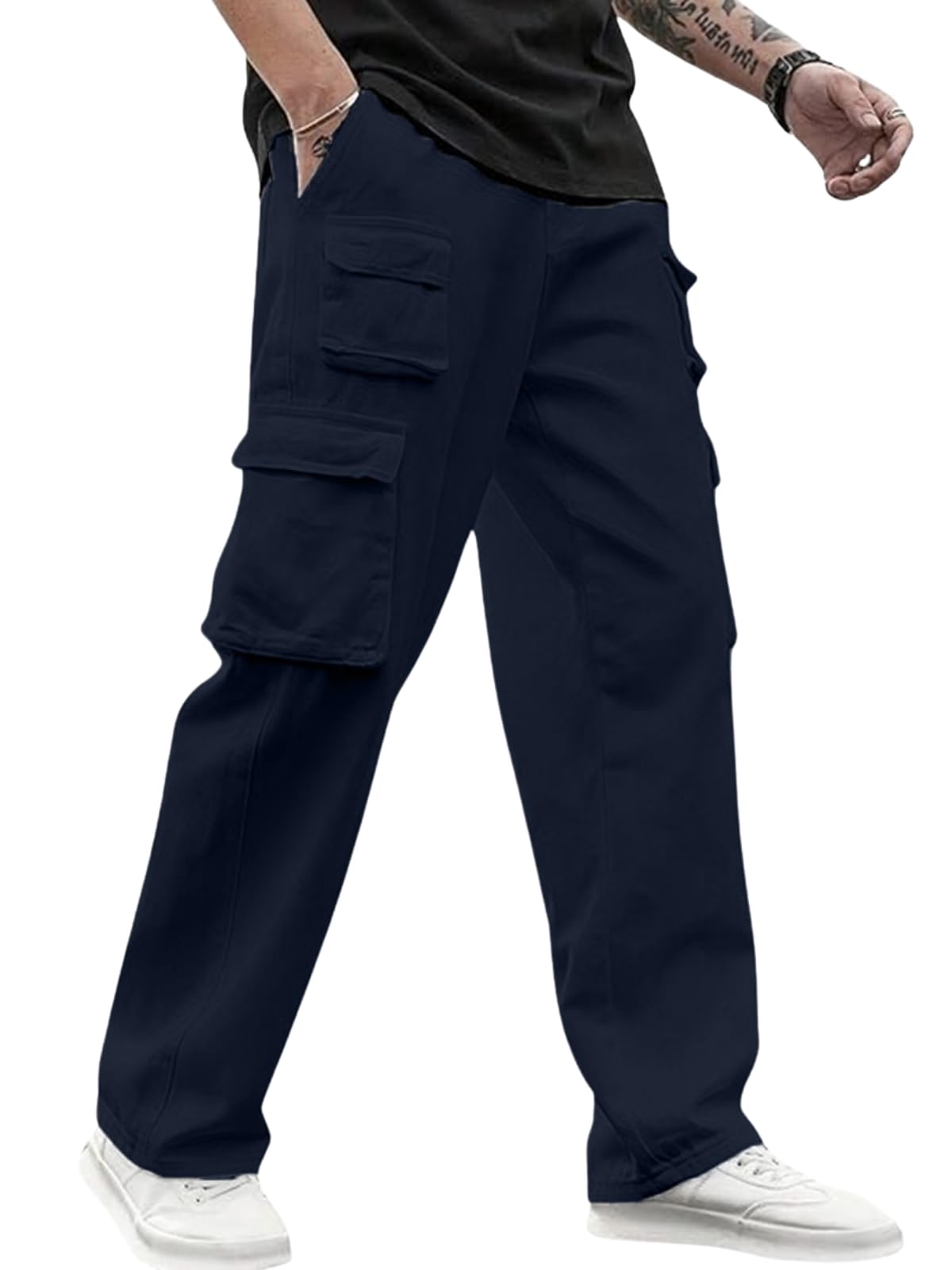 Veirdo Men's Cotton Cargos