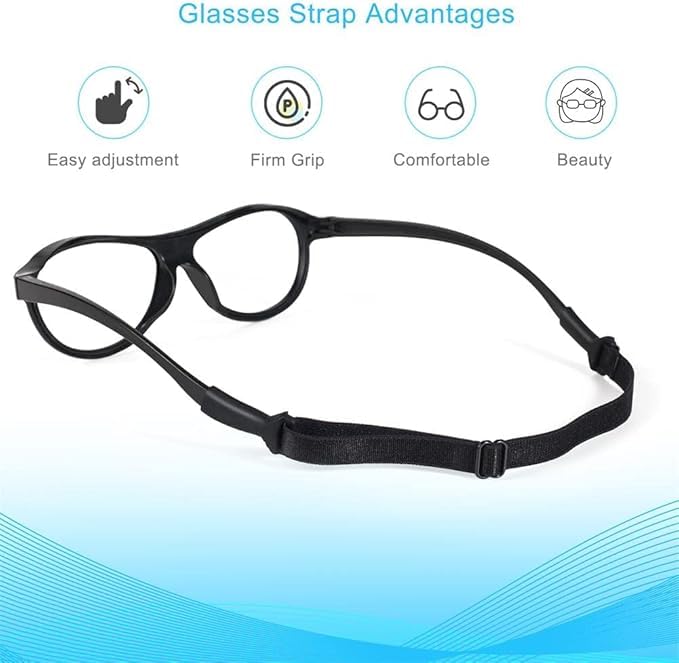 Dazzliq Adjustable Eye Glass Straps - Anti-Slip - Image 3