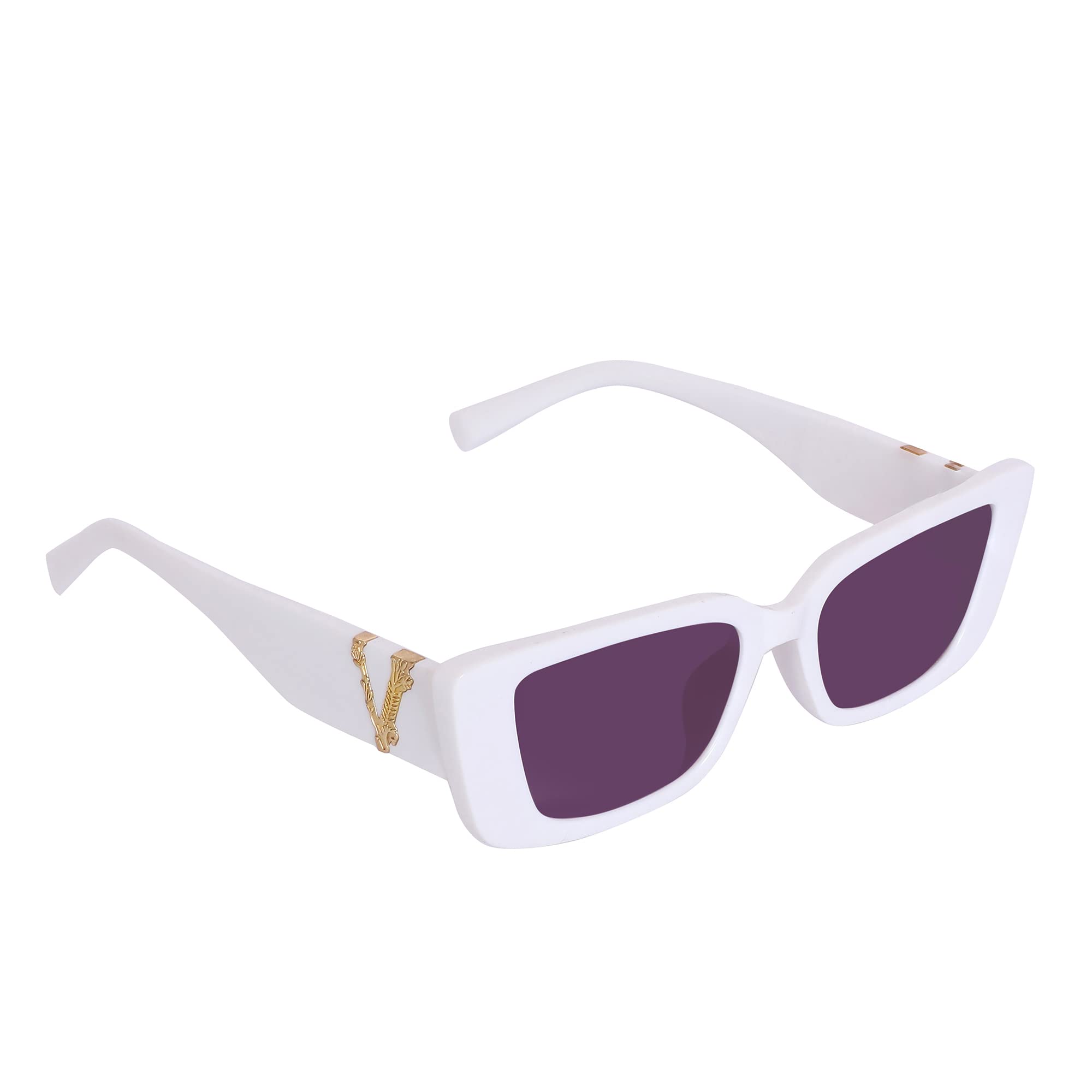Dervin Cat Eye Sunglasses for Women - White
