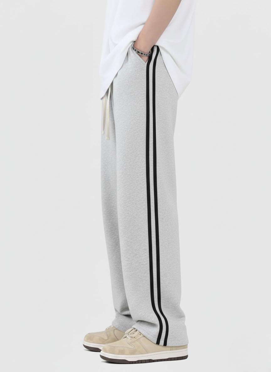 dockstreet Loosefit Sweatpants for Men - White - Image 4