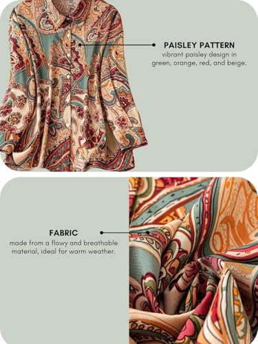 Leriya Fashion Women's Long Sleeve Button Down Shirt - Image 4