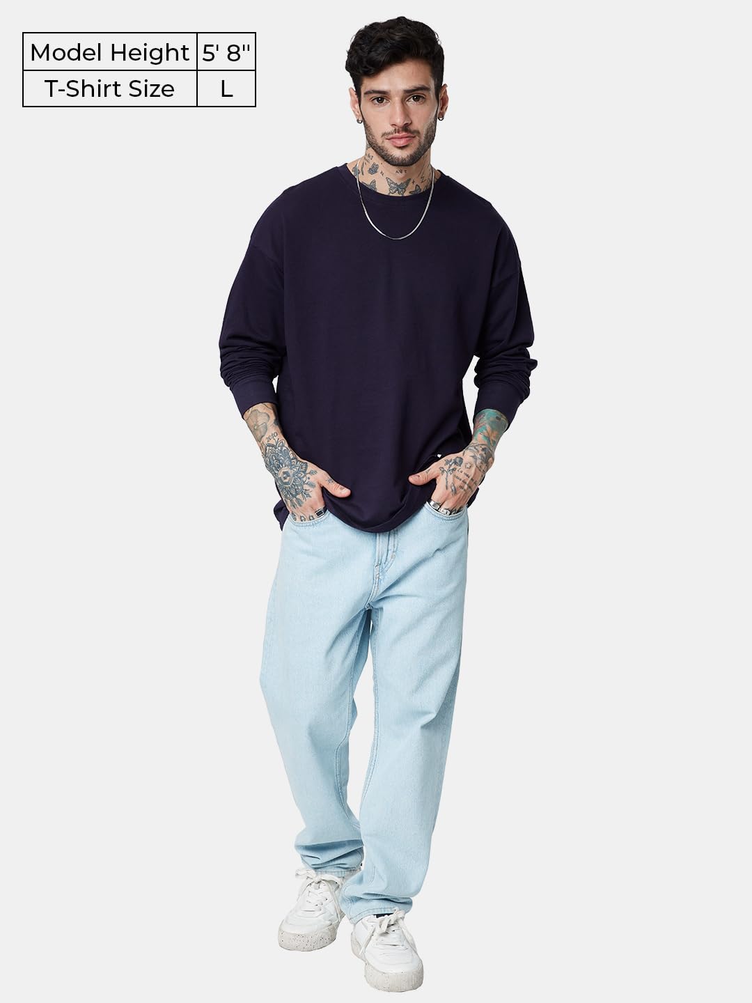 The Souled Store Berry Oversized T-Shirt Purple - Image 2