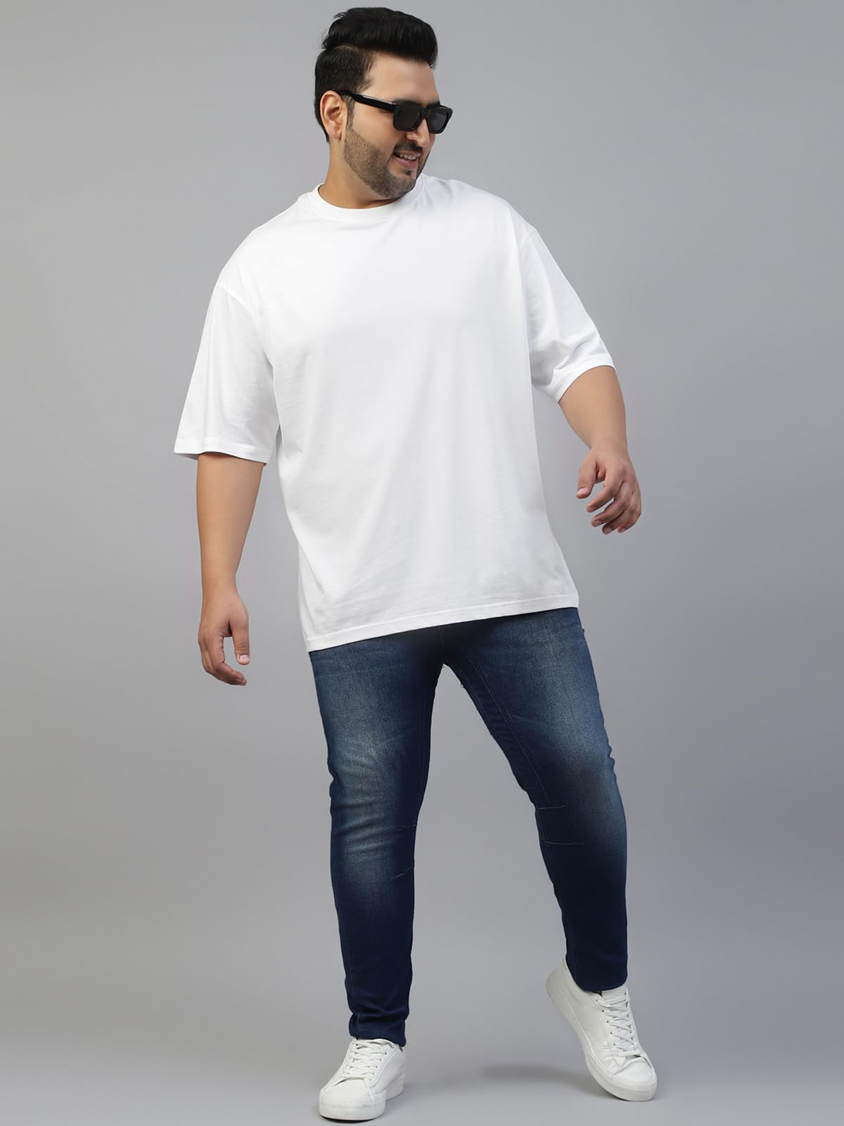 Veirdo Men's Drop Shoulder T-Shirt - White - Image 5