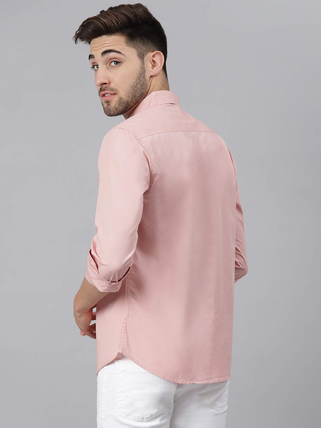 Dennis Lingo Men's Casual Shirt - Dusty Peach - Image 5