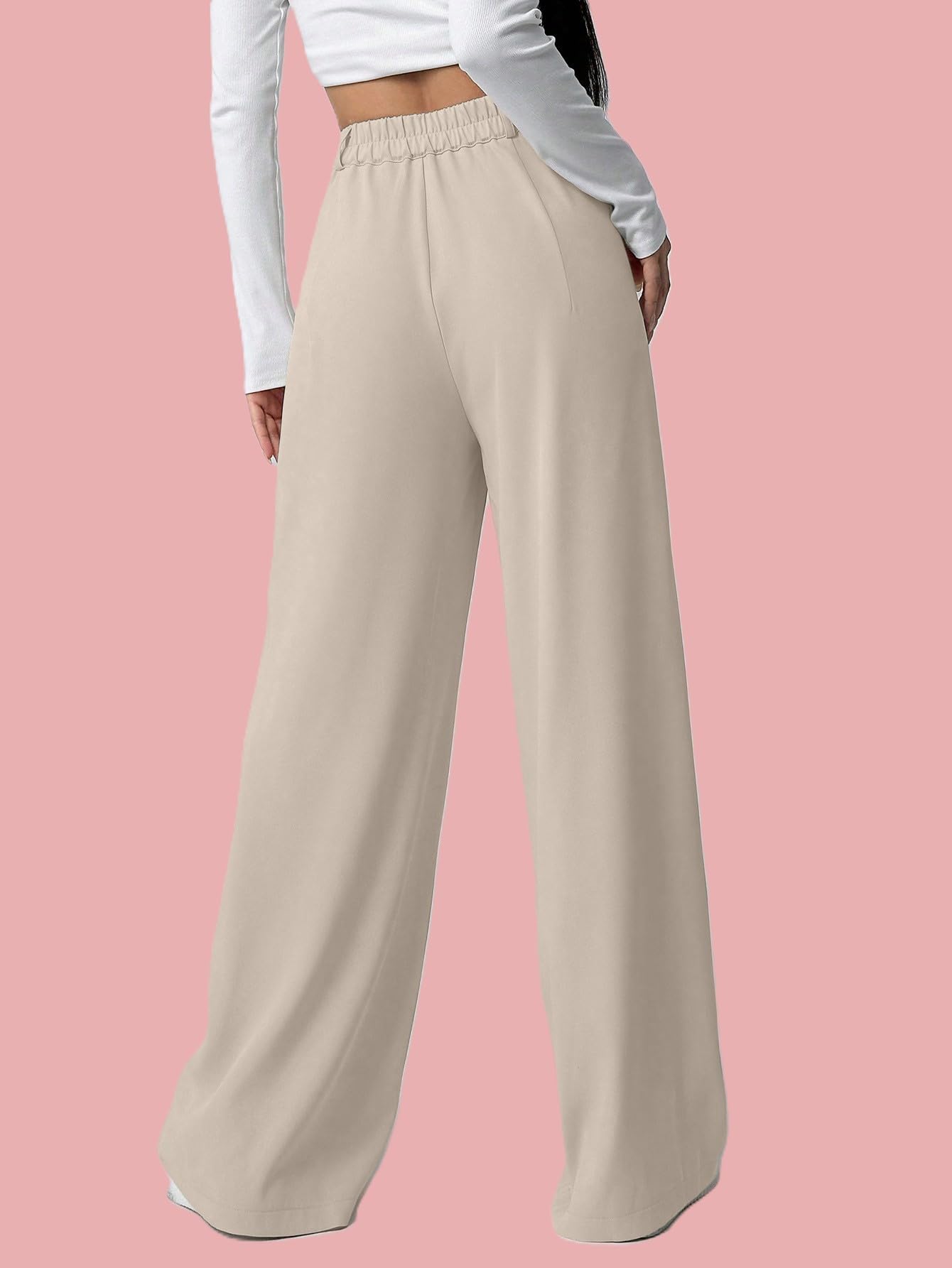 Aahwan OffWhite High Waist Trouser for Women - Image 2