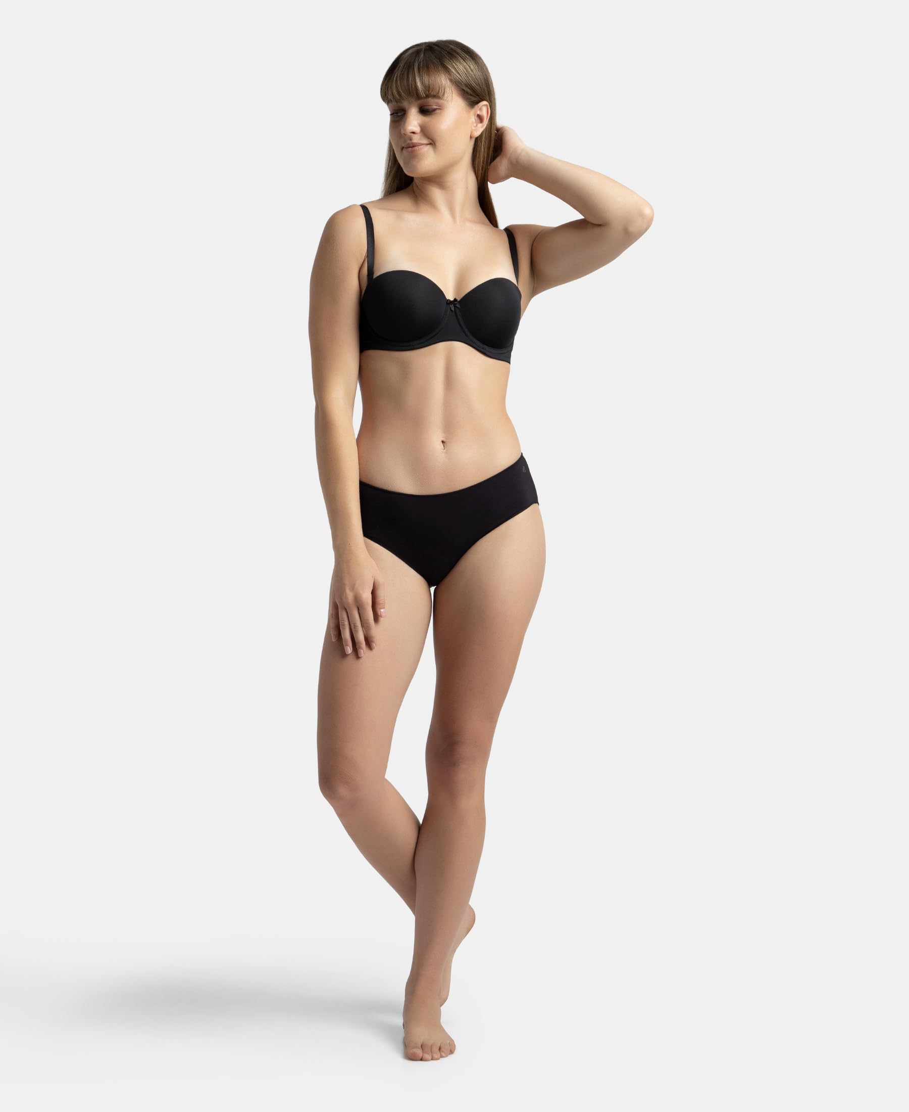 Jockey Women's Cotton Hipsters - Black - Image 4