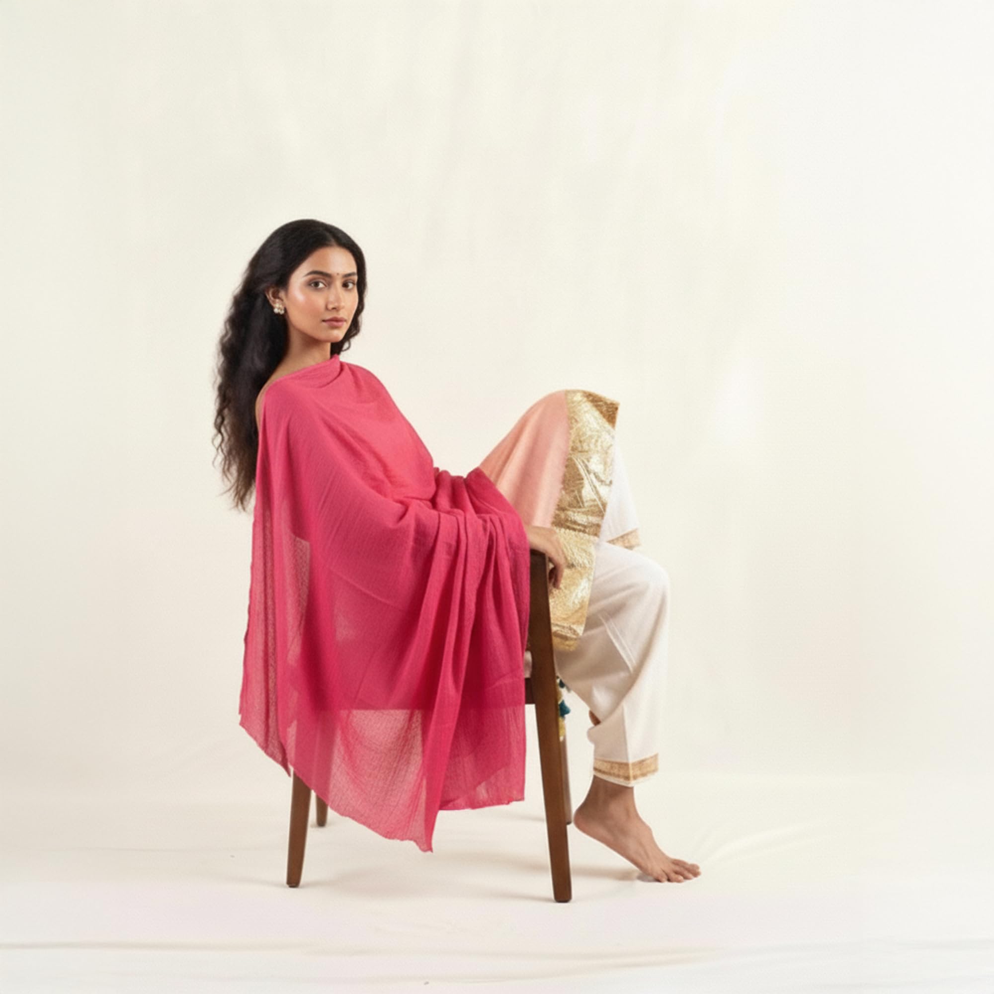 Happy Bunny Pure Cotton Dupatta for Women - Image 4