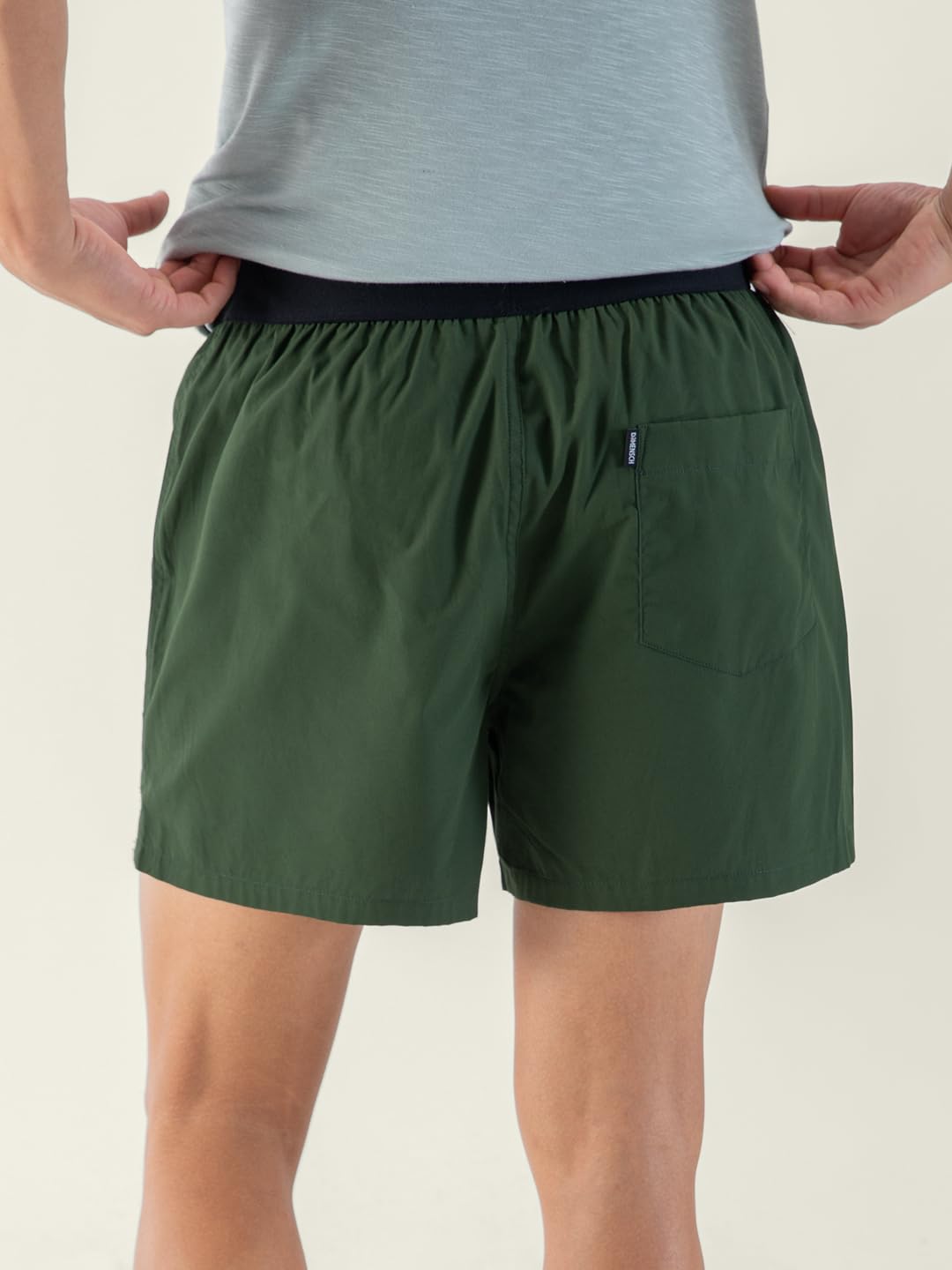 GarbGlide Men's Cotton Boxers - Royal Green - Image 5