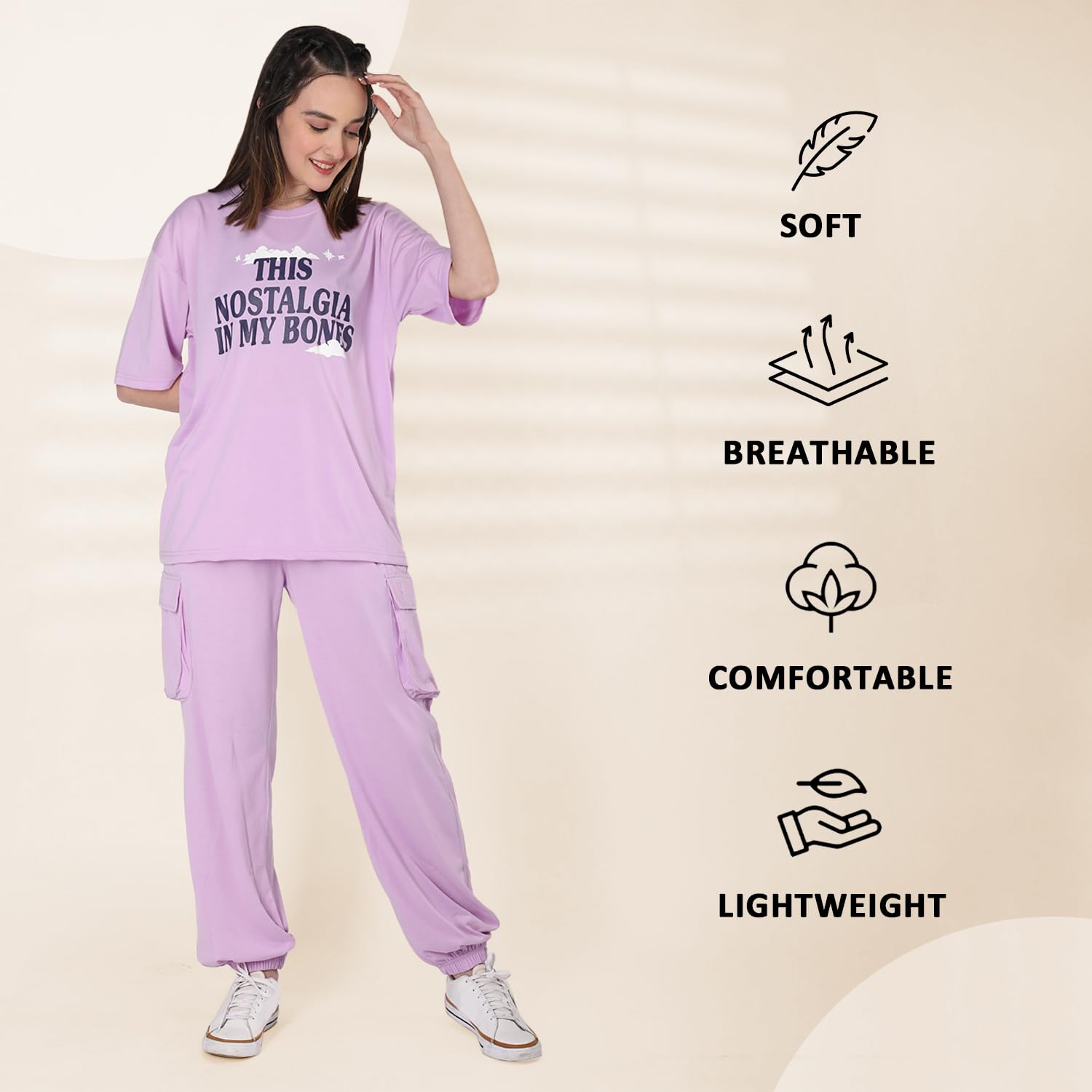 CHKOKKO Casual Co-ord Set for Women - Image 2