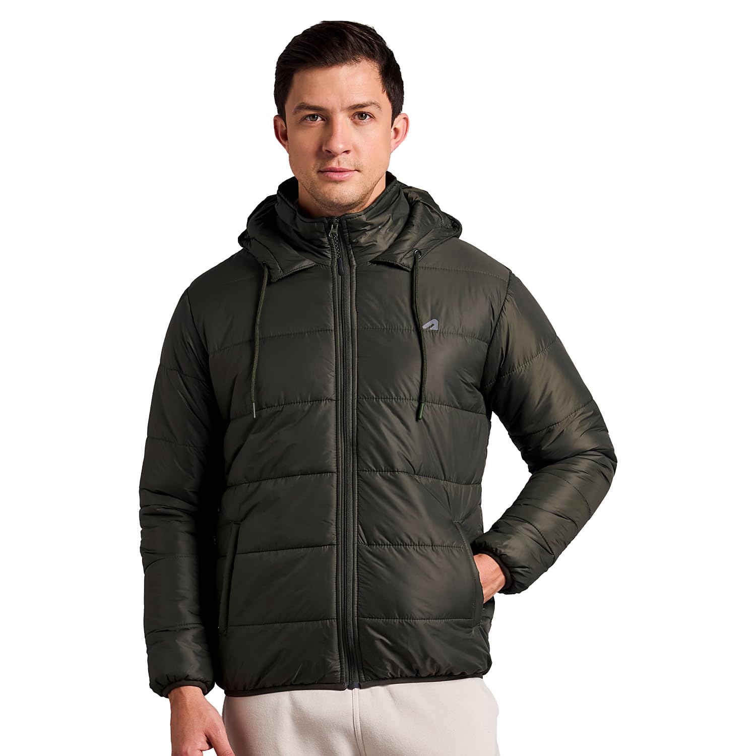 Boldfit Men's Nylon Jacket - Olive