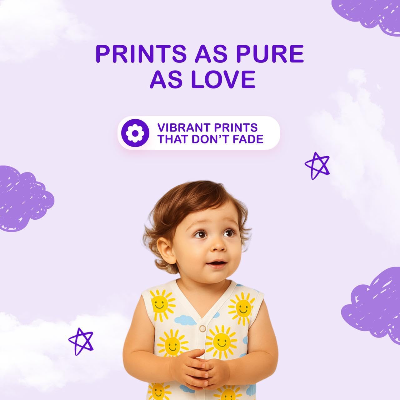 Kidbea Newborn Baby Jhabla - Organic Cotton Unisex - Image 4