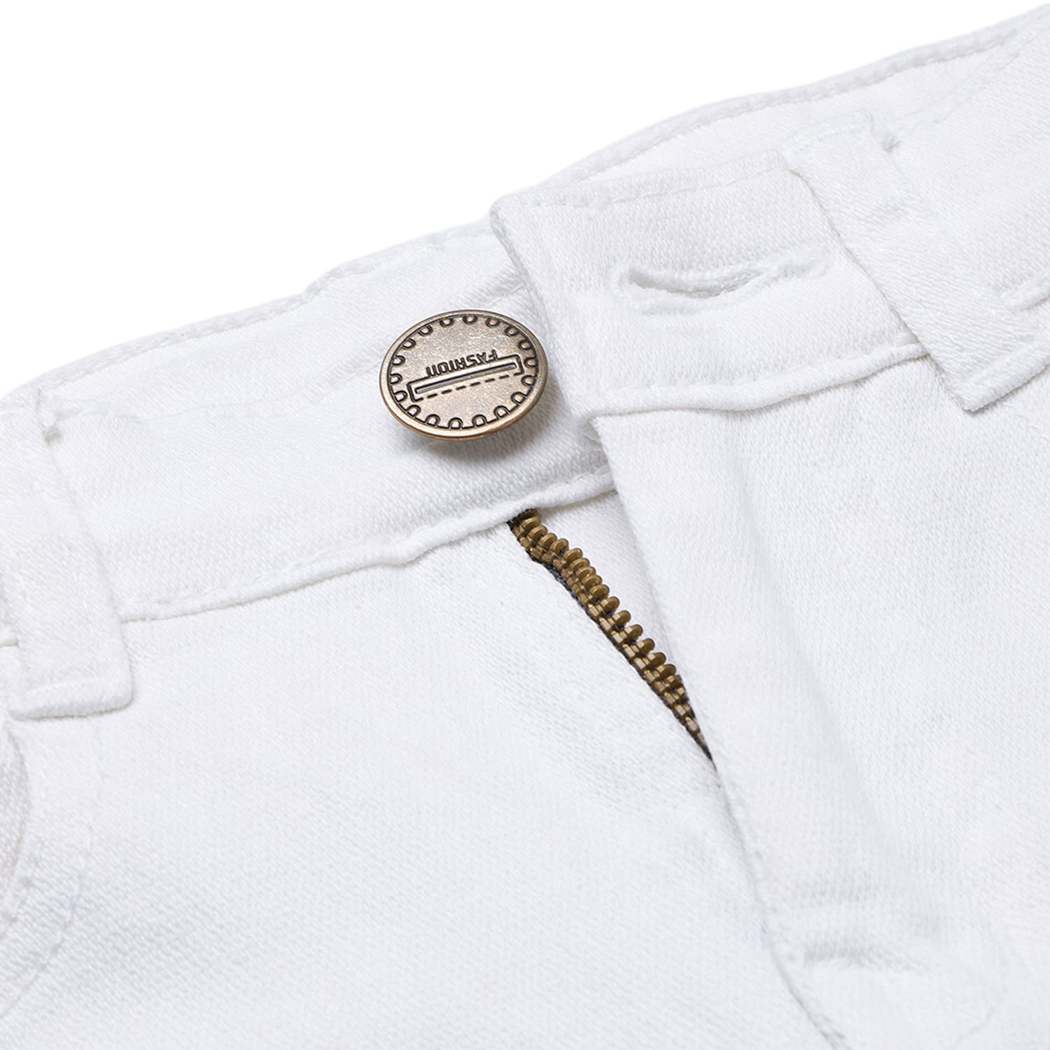 Urbano Juniors White Stretch Jeans for Boys - Image 4