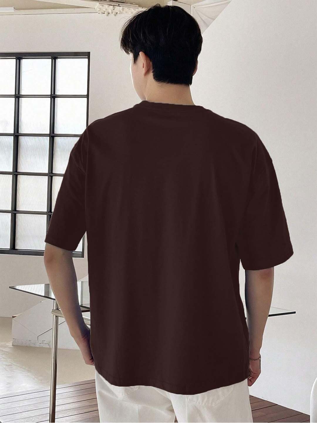 LEOTUDE Men's Oversized Half Sleeve Tshirt - Image 3