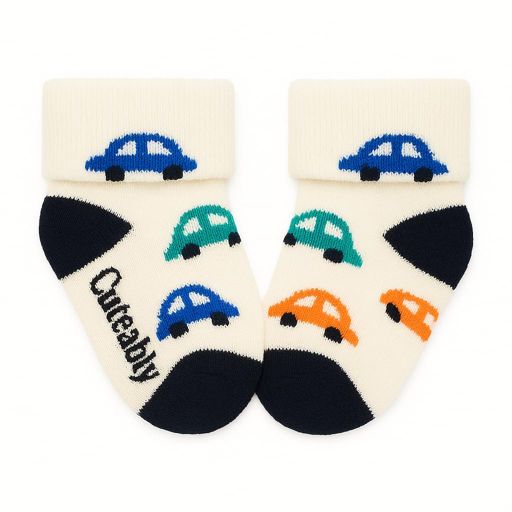 CUTEABLY Baby Socks - Multicolour Cotton Blend - Image 3