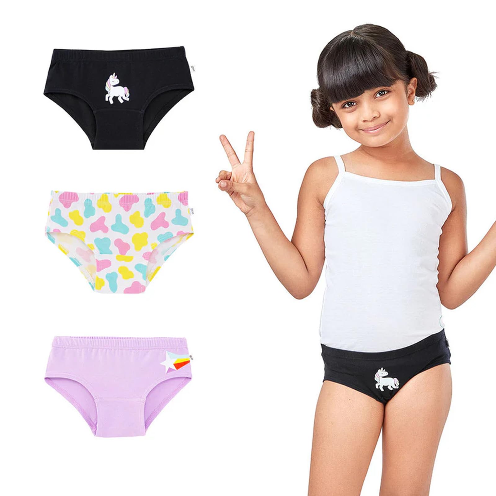 YouGotPlanB Cotton Briefs for Girls