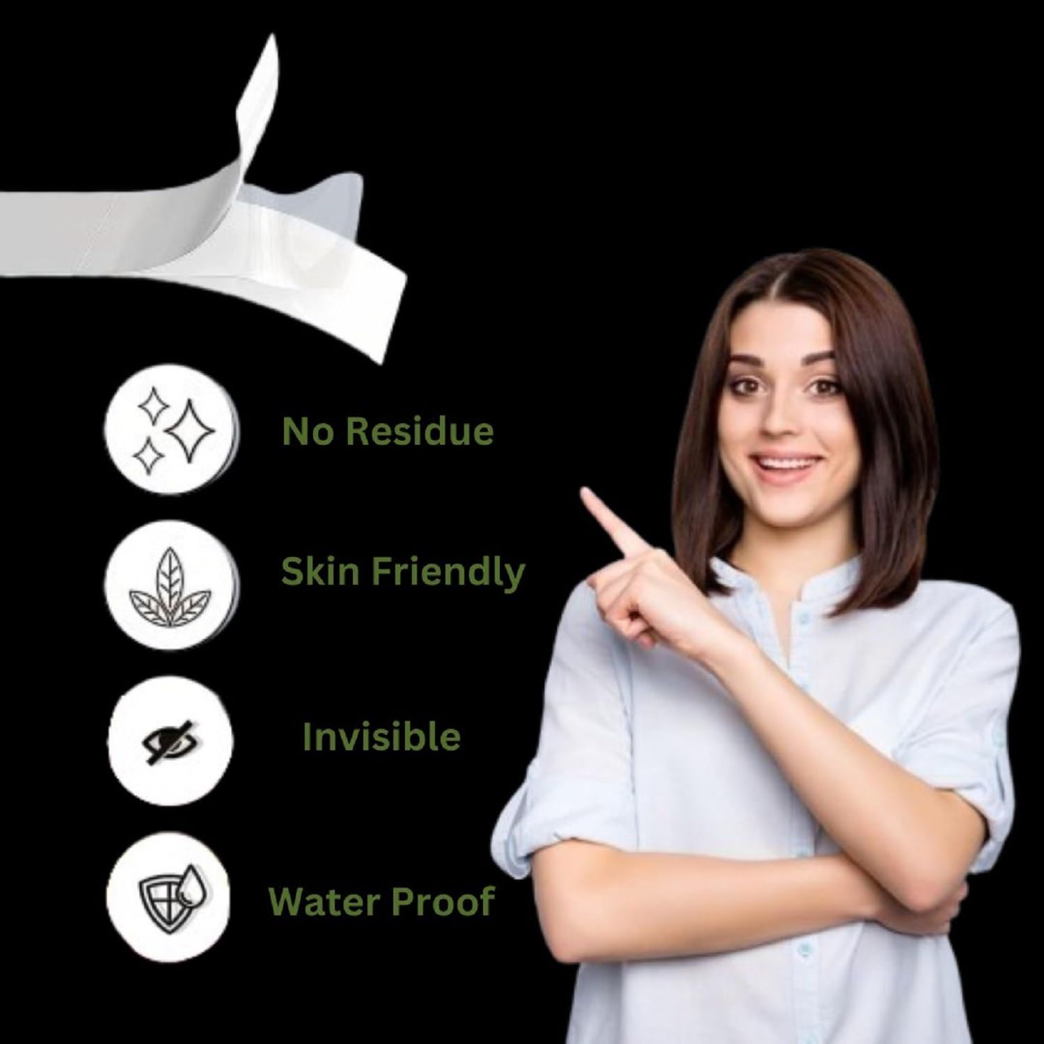 SNMMIFER Invisible Lingerie Tape - Hypoallergenic Waterproof - Image 5