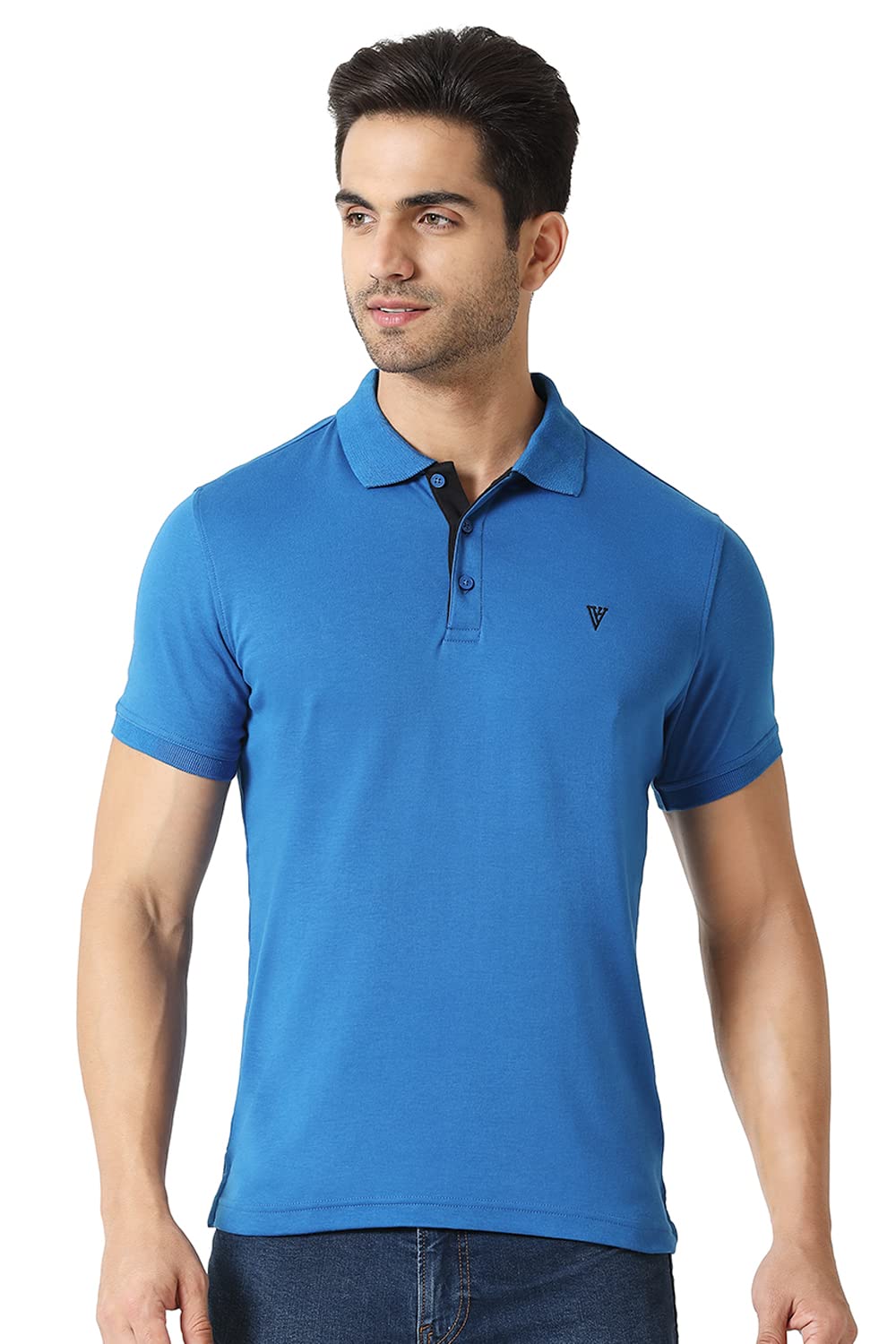 Van Heusen Polo T-Shirt for Men - Marine Blue - Image 2