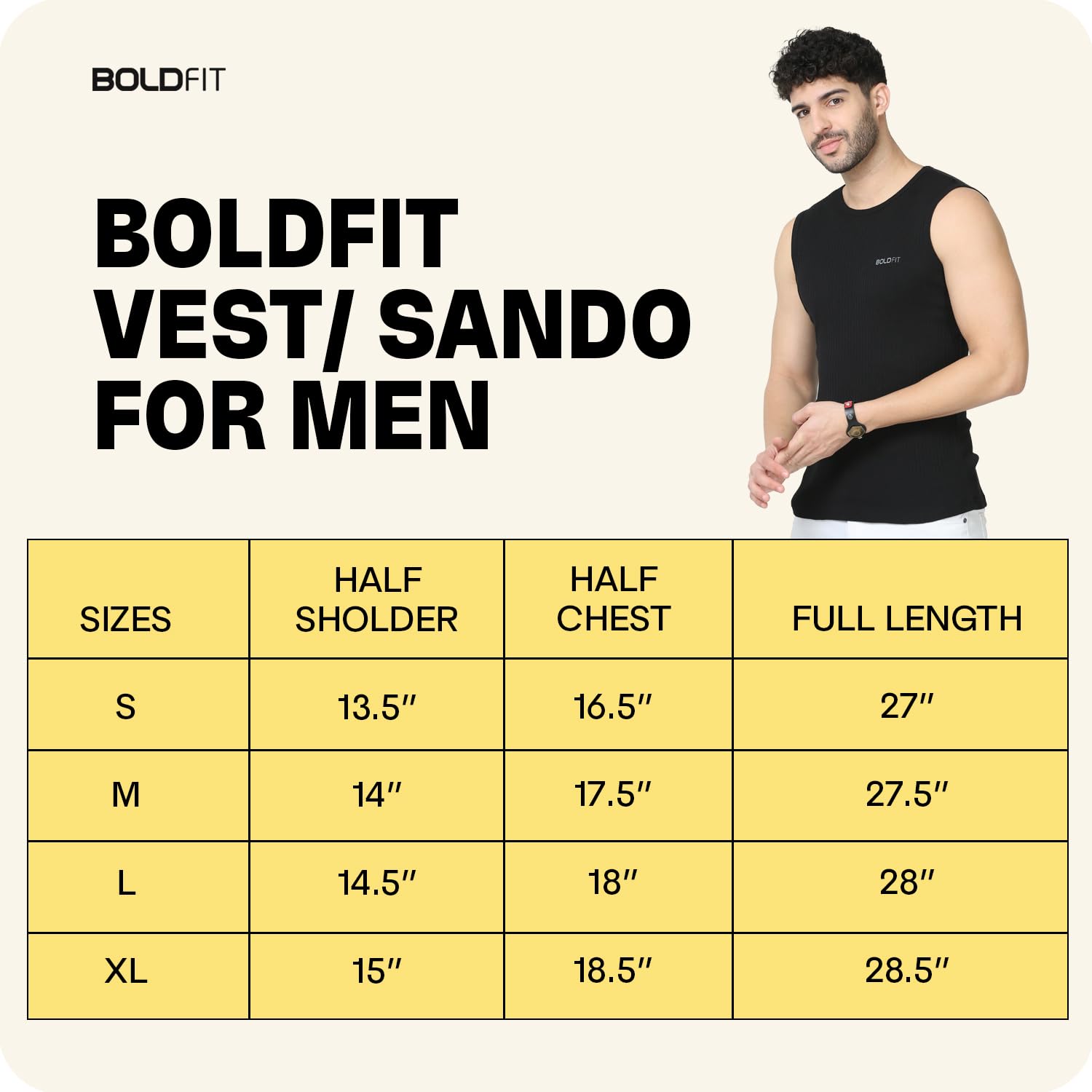 Boldfit Cotton Vest for Men - Image 5