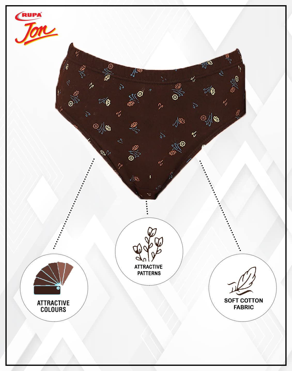 Rupa Women's Cotton Briefs - Solid - Image 5