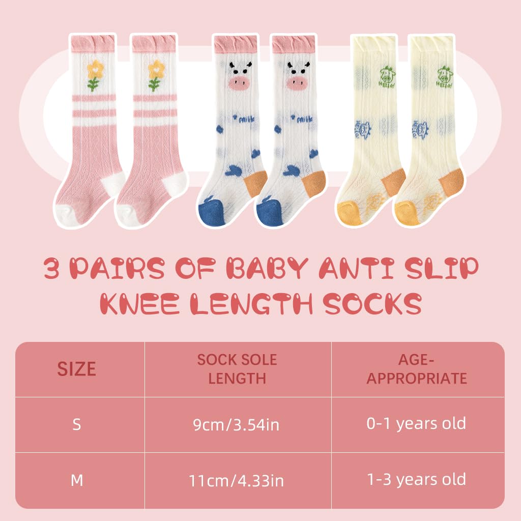SNOWIE Baby Stockings for Girls - Cotton Mesh - Image 2