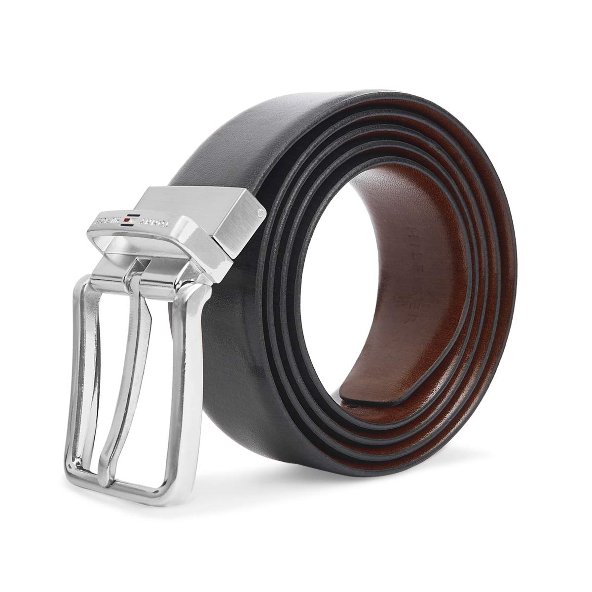 Tommy Hilfiger Men's Leather Belt - Black & Brown