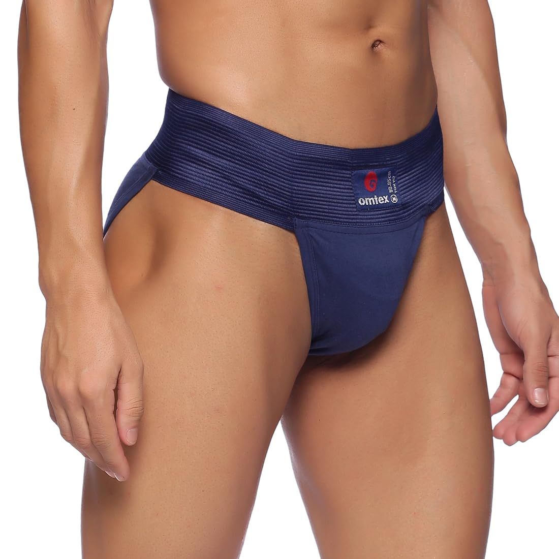 omtex Men's Cotton Mid Rise Supporter - Stretchable - Image 3