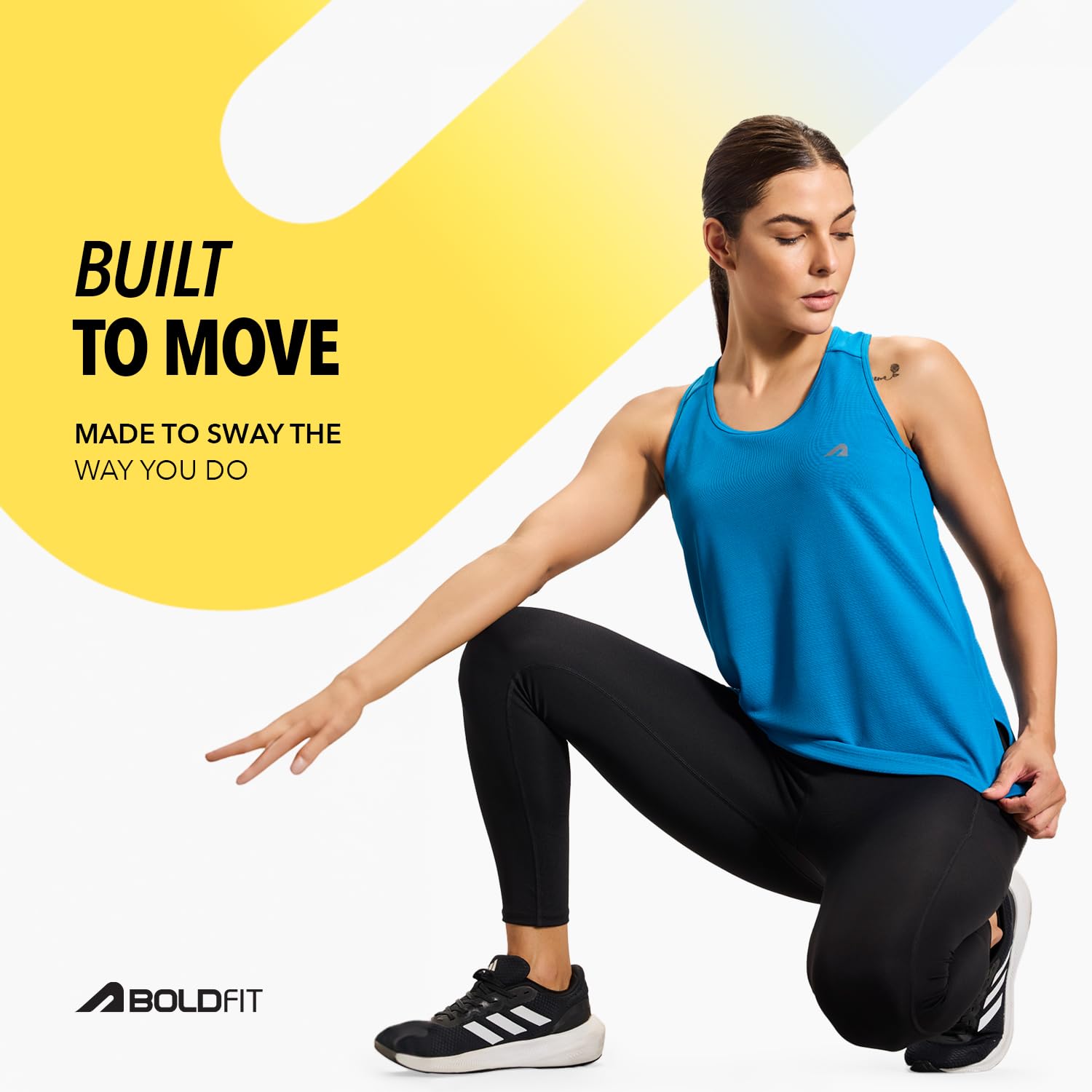 Boldfit Women's Polyester Vest - Blue - Image 4