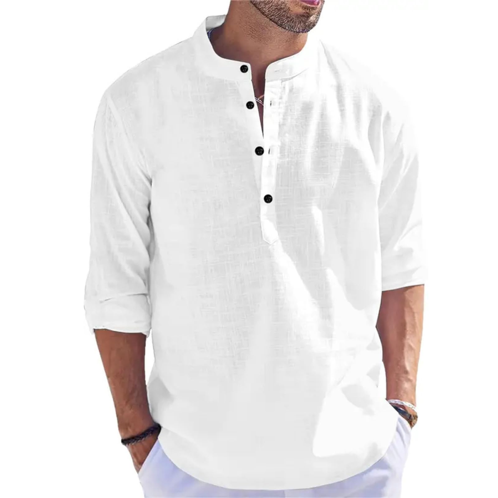 Zartha Men's Cotton Blend Kurta - Image 5