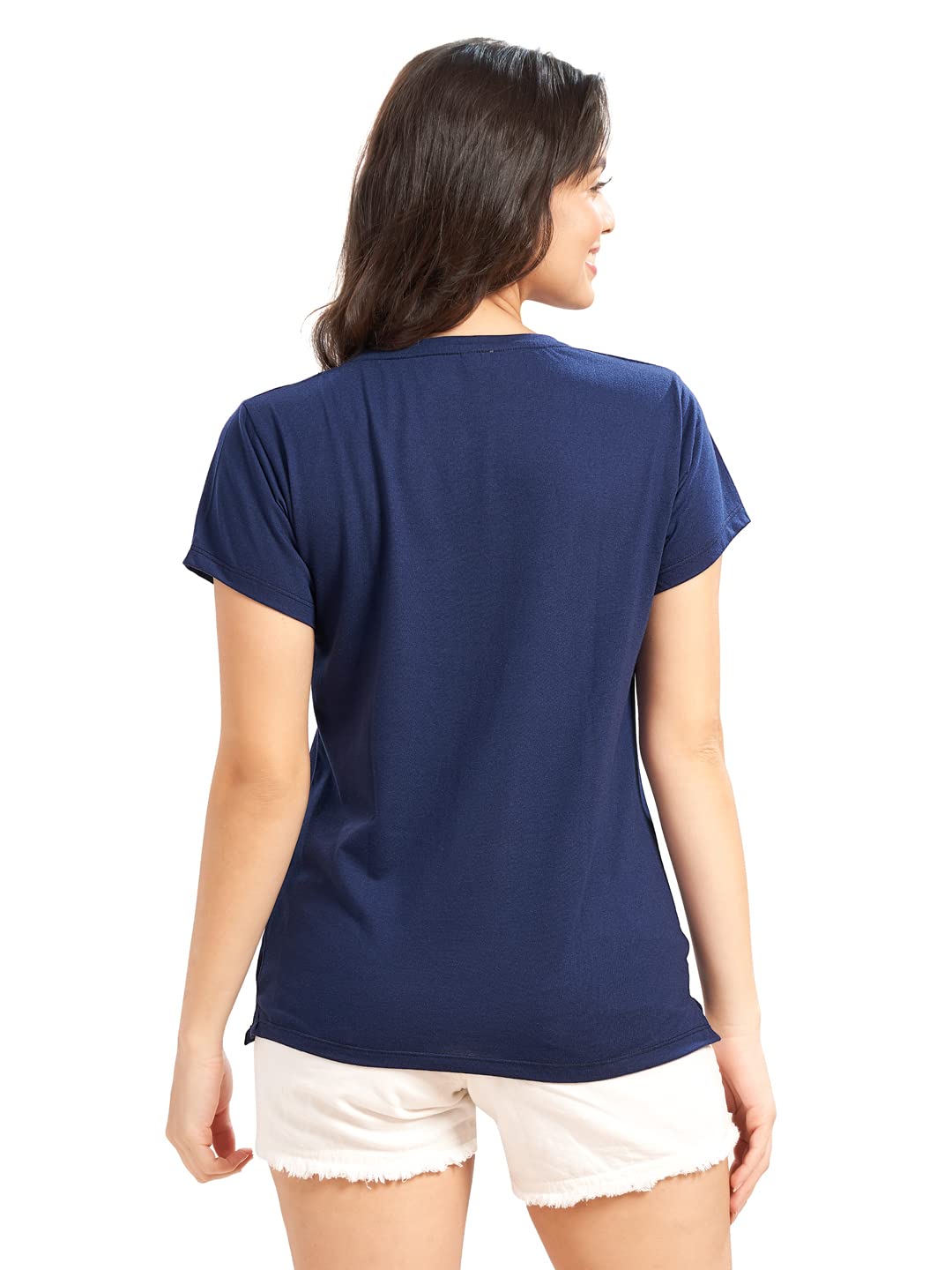 WEET Women's Cotton T-Shirt - Blue - Image 3