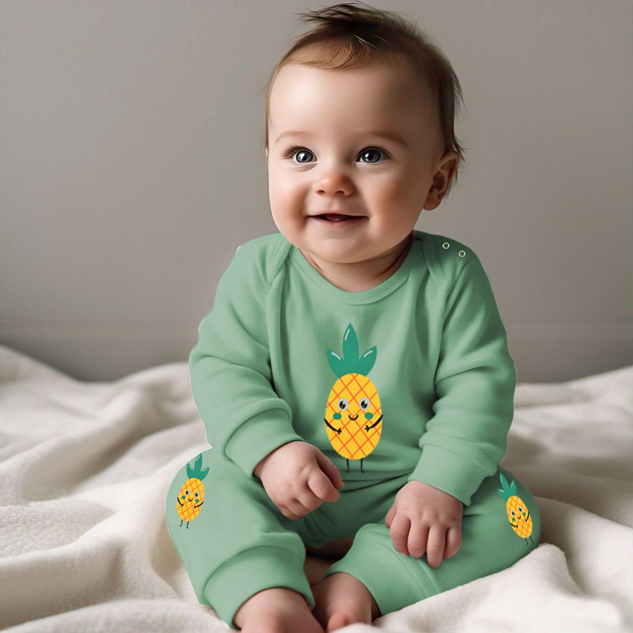 Toddylon Unisex Baby Clothing Sets - Pista Green - Image 4