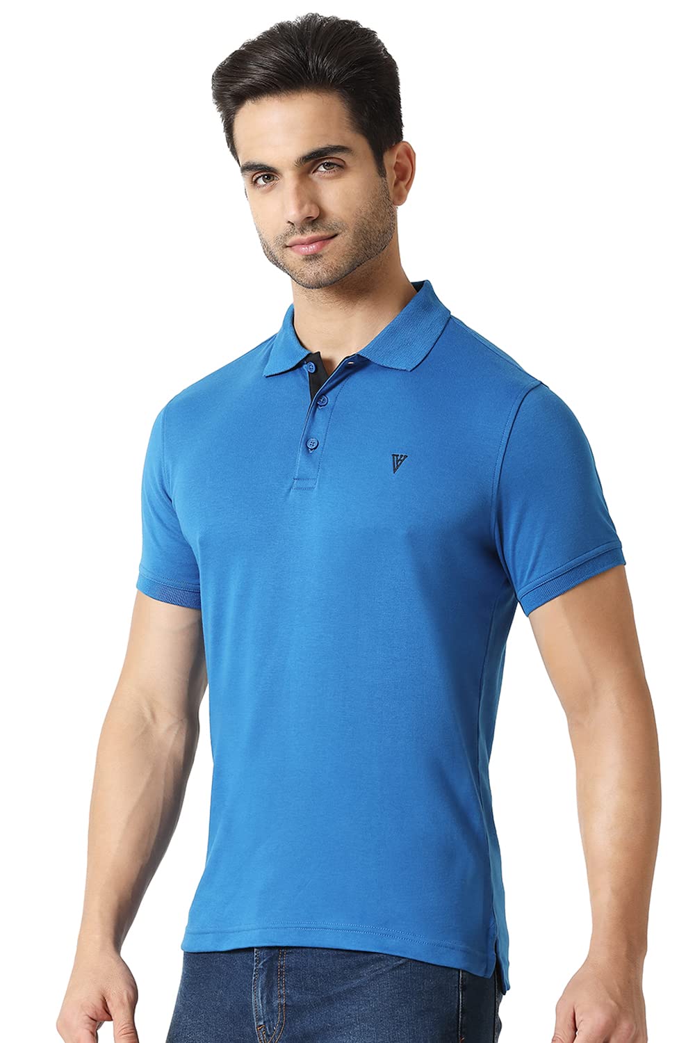 Van Heusen Polo T-Shirt for Men - Marine Blue - Image 3