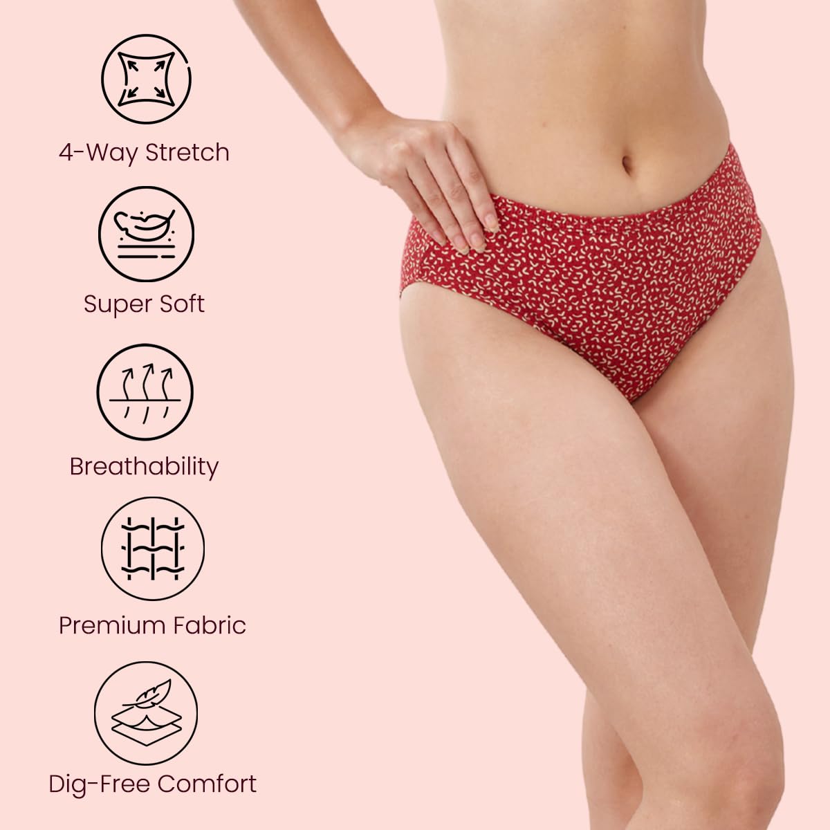 Lyra Printed Hipster Panties Multicolour - Image 2