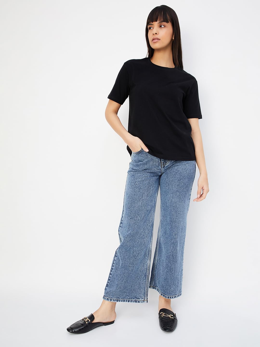 Max Cotton Women's T-Shirt - Black - Image 3