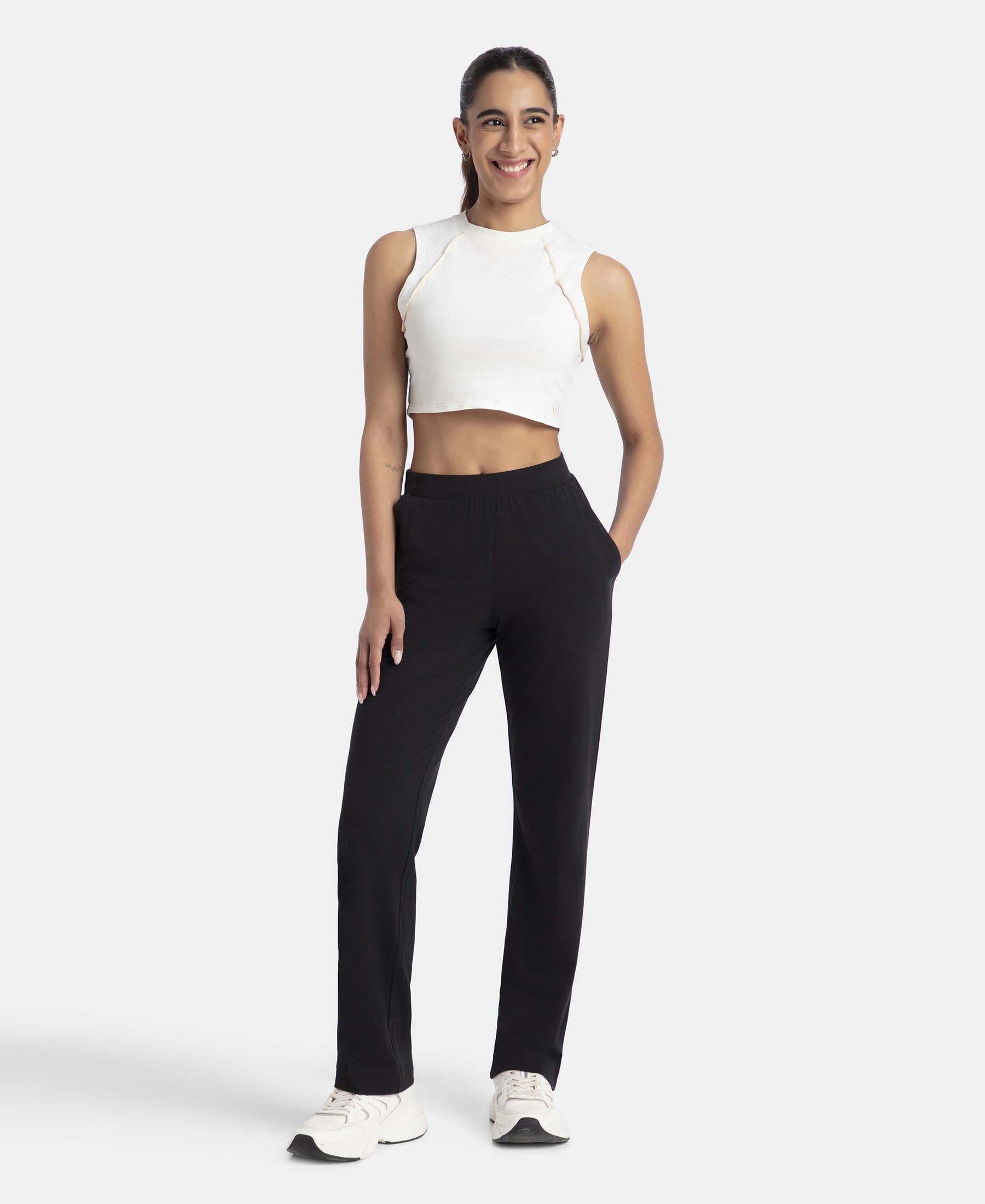 Jockey Women's Trackpants - Black - Image 4