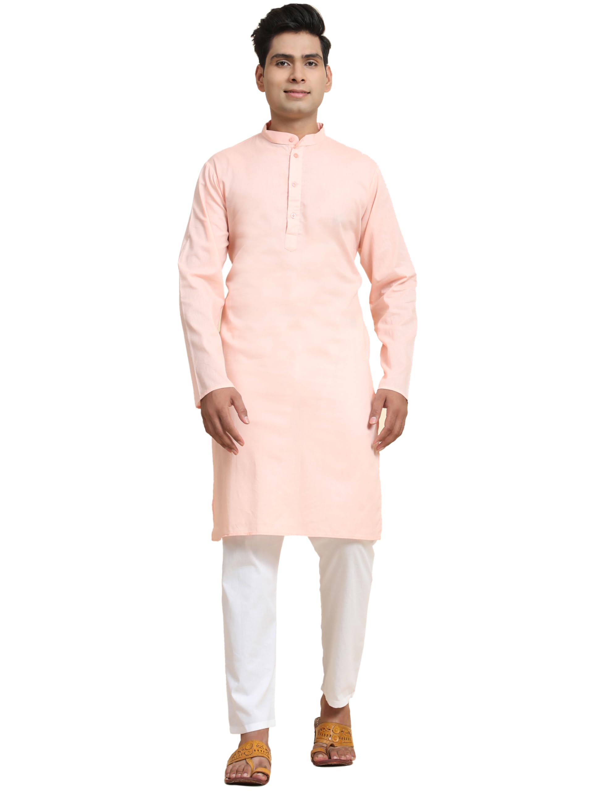 Anarva Men Pure Cotton Kurta Pajama Set