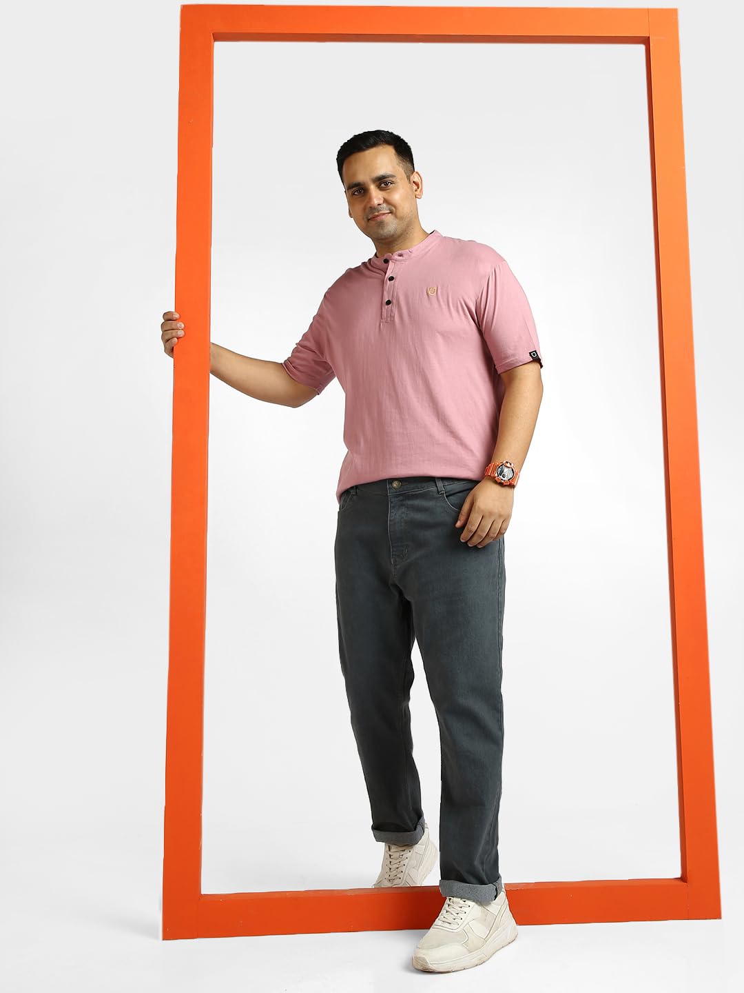 Urbano Plus Men's Grey Stretchable Jeans - Image 5