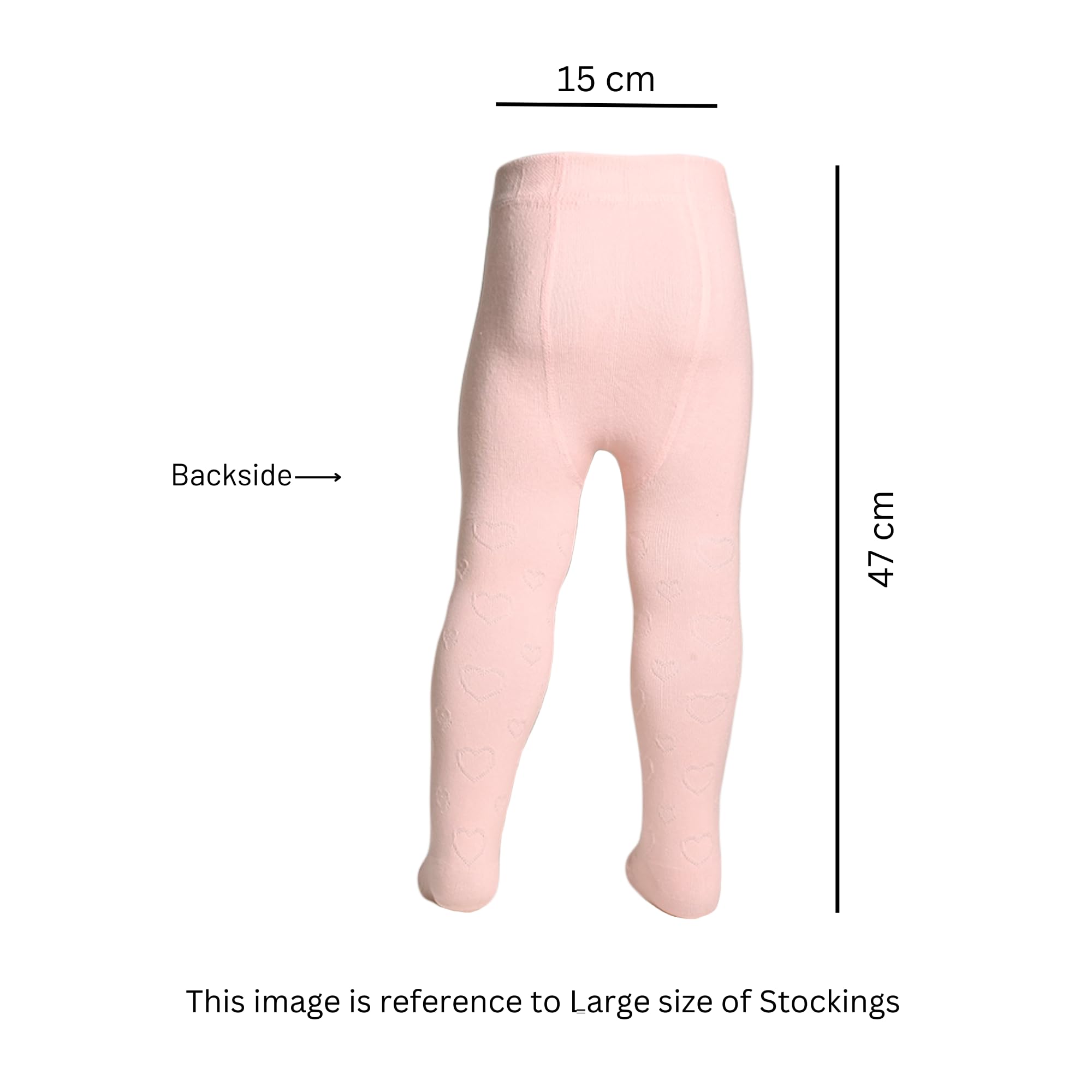 THE LITTLE LOOKERS Baby Tights - Seamless Knit Cotton - Image 3