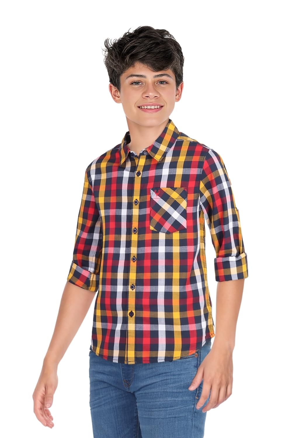 Allen Solly Kid Checkered Shirt - Image 3