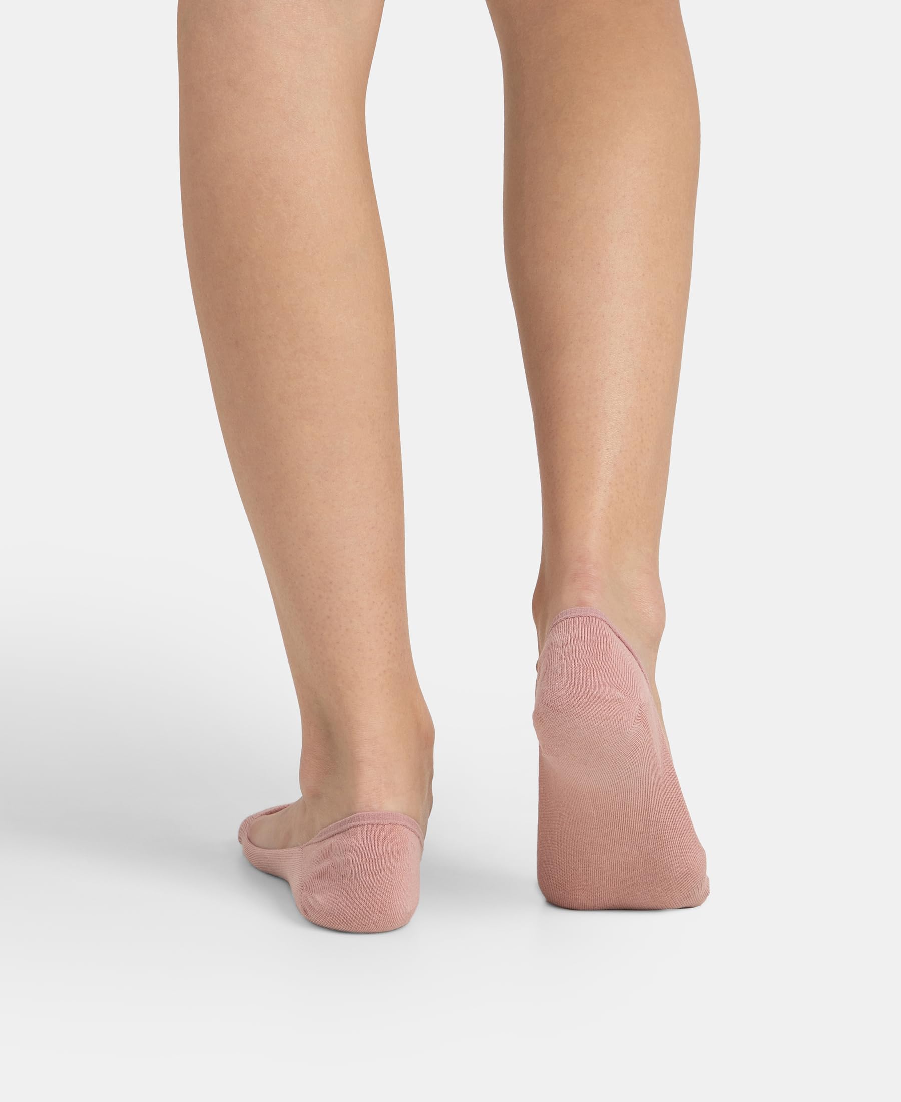 Jockey Women's Compact Cotton Stretch No Show Socks - Pale Mauve - Image 4