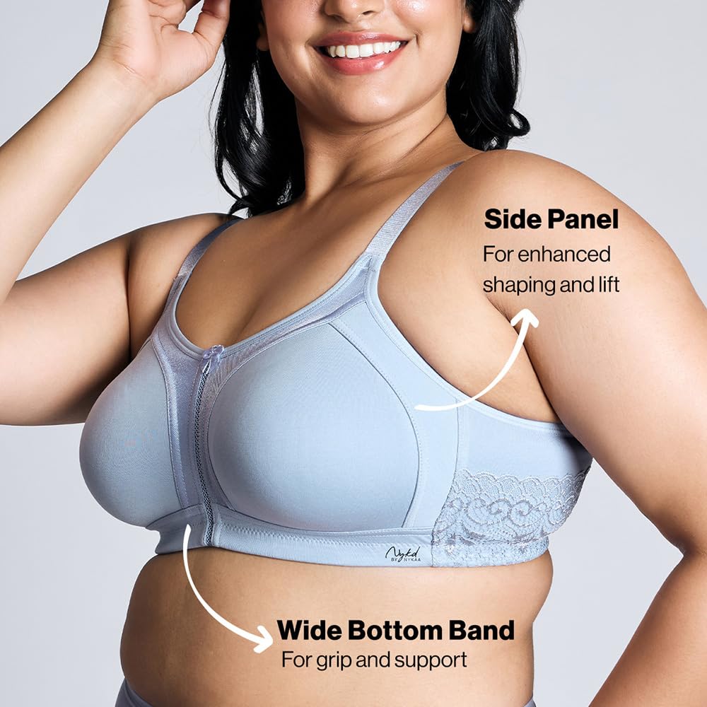 NYKD Everyday Bra for Women - Light Blue - Image 5