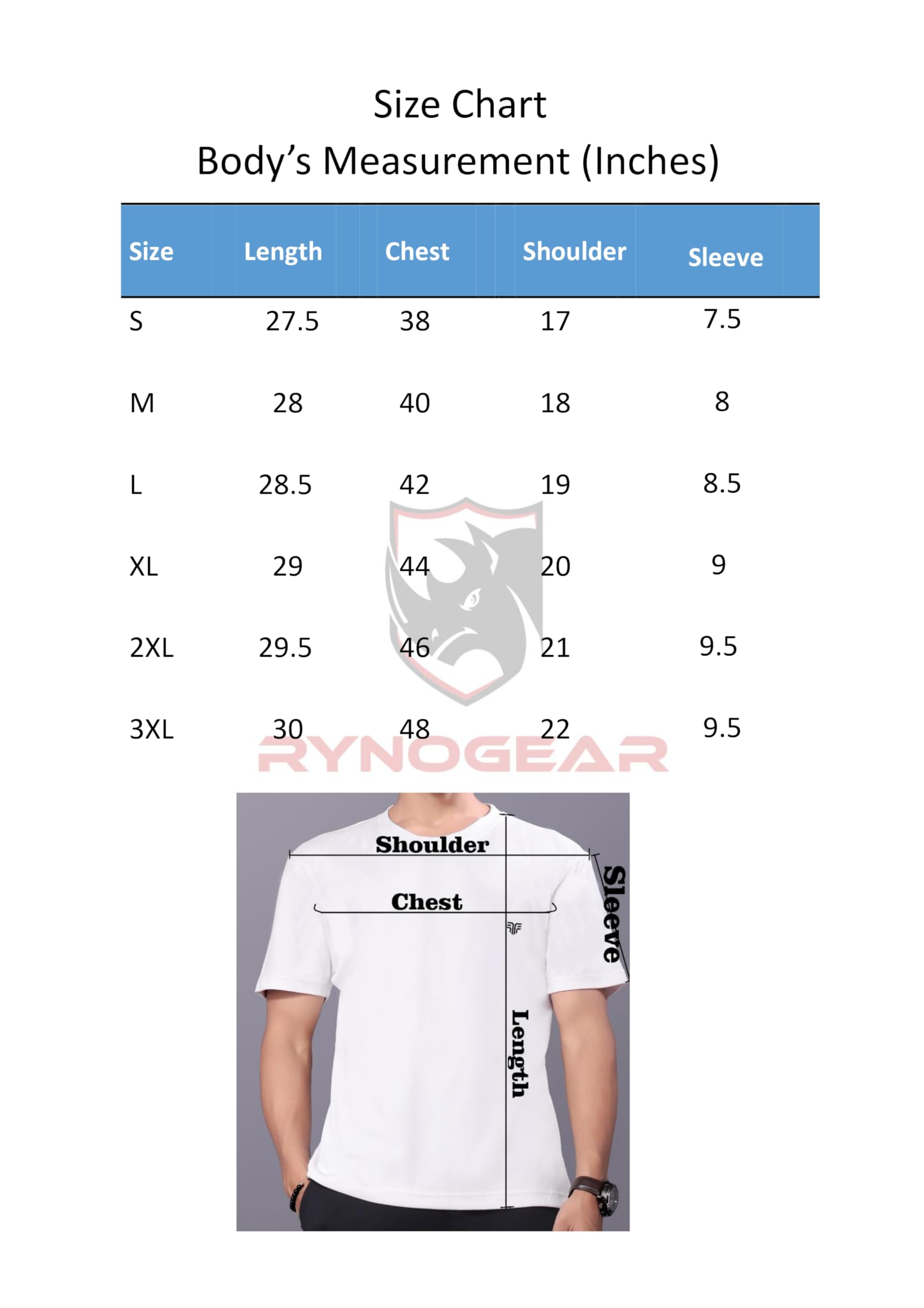 RynoGear Men's Crewneck T-Shirt - Black - Image 5