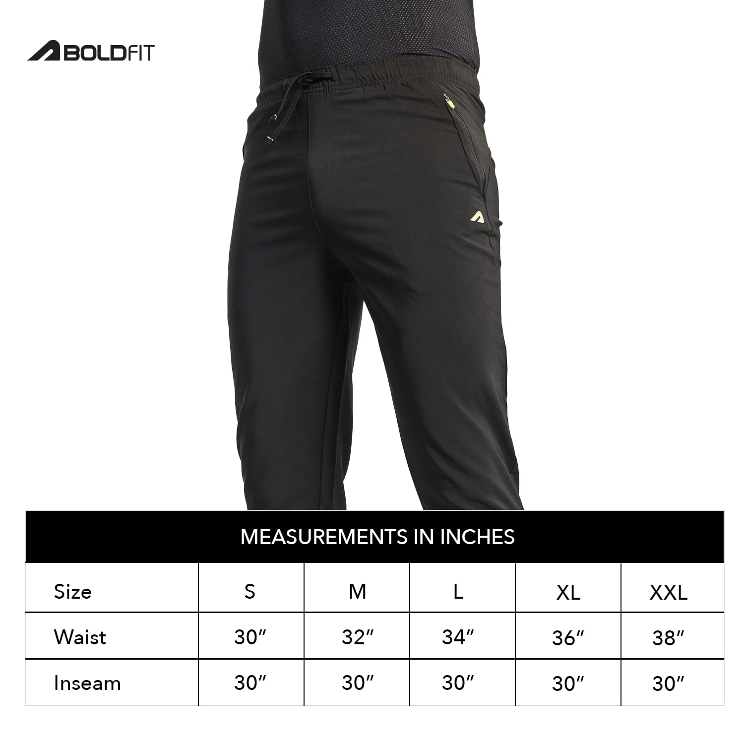 Boldfit Men's Track Pant - Black - Image 5