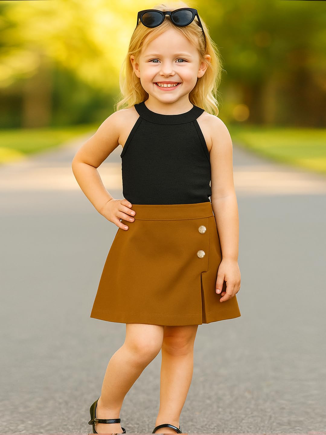 A.T.U.N. Girls Two Piece Outfit Set - Image 2