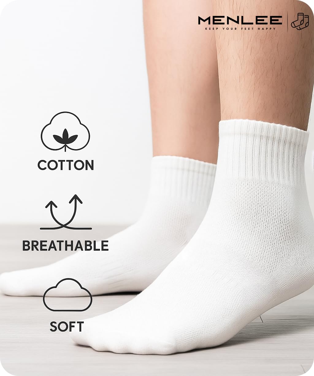 MENLEE Organic Cotton Ankle Socks for Men & Women - Multicolor - Image 3